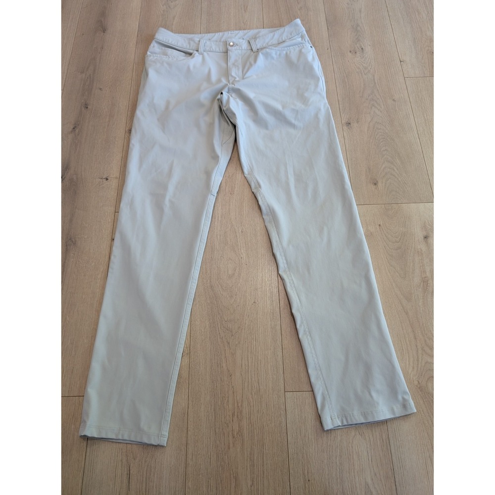 Men's Lululemon ABC Classic-Fit Warpstreme Silverstone Pants 33x33